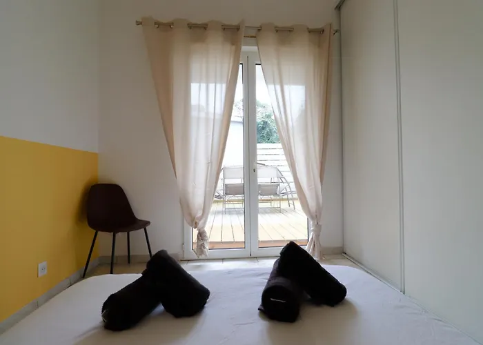 아파트 Le Spazioso - T3 Avec Terrasse Privative 아르카숑